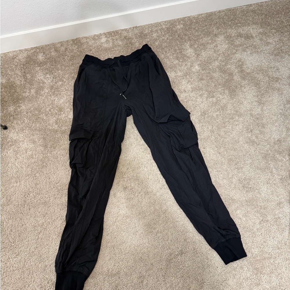 lululemon athletica lightweight Black Cargo Joggers